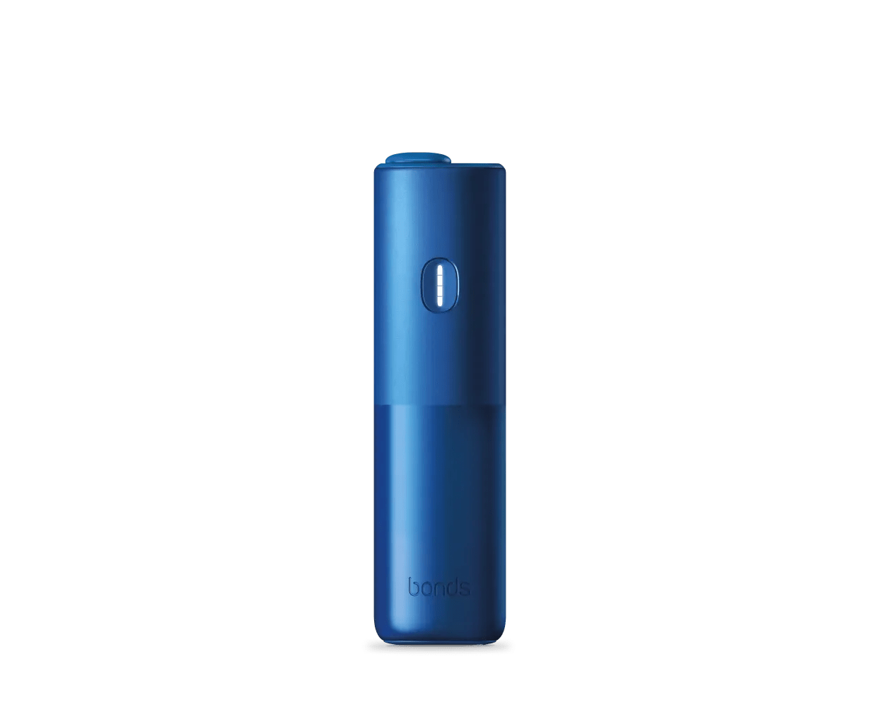 BONDS Ocean Blue heated tobacco device, front view on white background