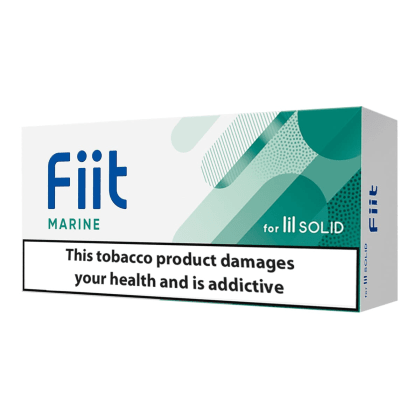 FIIT Marine pack of heated tobacco sticks on white background
