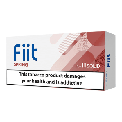 FIIT Spring pack of heated tobacco sticks on white background