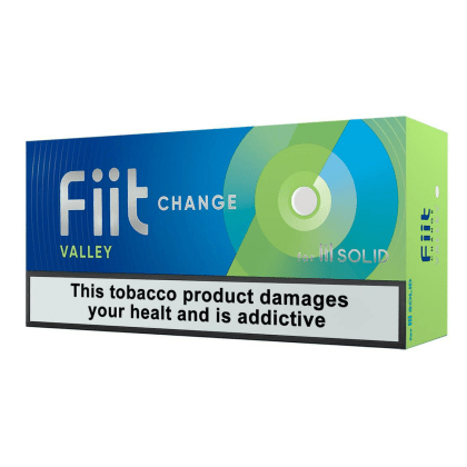FIIT Valley pack of heated tobacco sticks on white background
