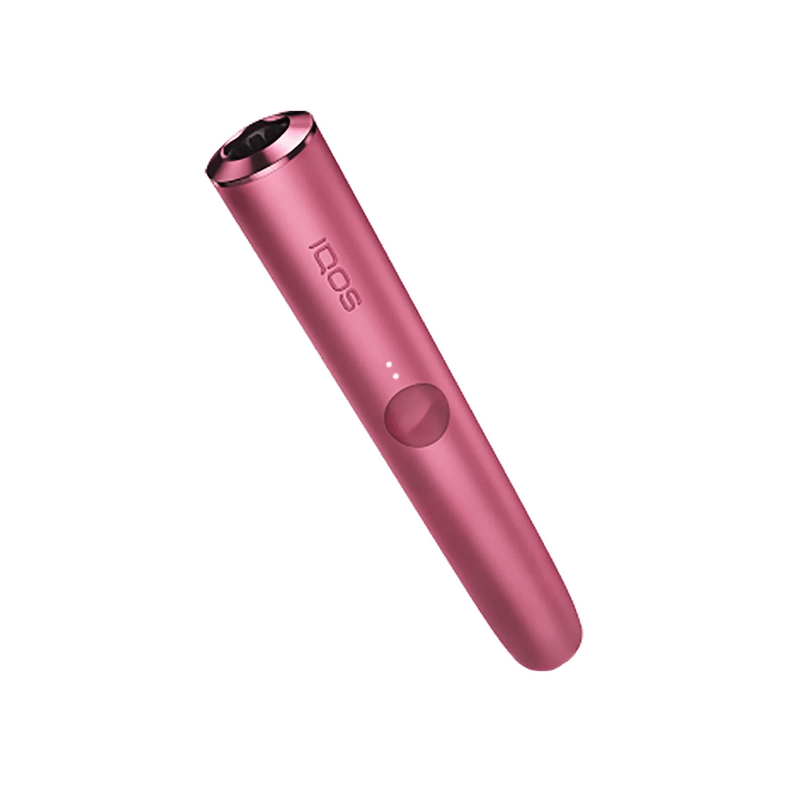 IQOS ILUMA Holder Sunset Red heated tobacco device, front view on white background
