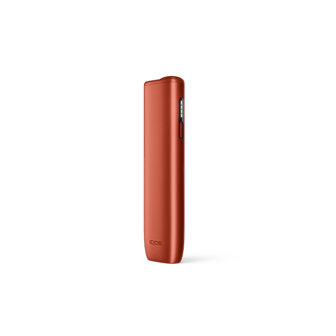 IQOS ILUMA i ONE Vivid Terracotta heated tobacco device for TEREA sticks, front view on white background