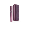 IQOS ILUMA i PRIME Garnet Red heated tobacco device for TEREA sticks, front view on white background