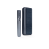 IQOS ILUMA i PRIME Midnight Black heated tobacco device for TEREA sticks, front view on white background