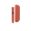 IQOS ILUMA i Vivid Terracotta heated tobacco device for TEREA sticks, front view on white background