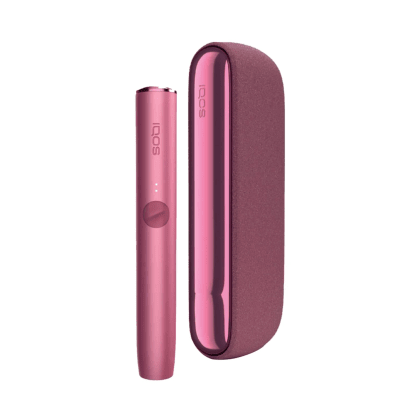IQOS ILUMA Kit Sunset Red heated tobacco device, front view on white background