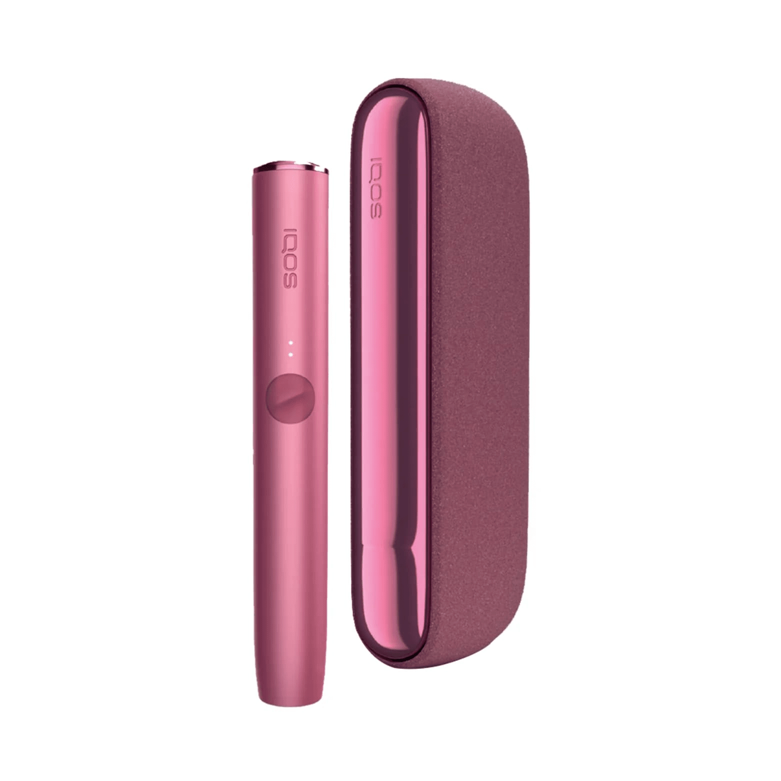 IQOS ILUMA Kit Sunset Red heated tobacco device, front view on white background