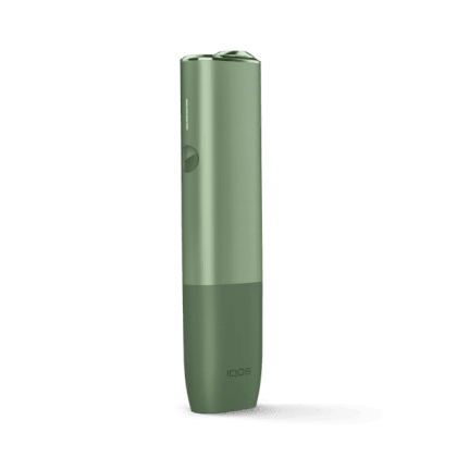 IQOS ILUMA ONE Kit Moss Green heated tobacco device, front view on white background