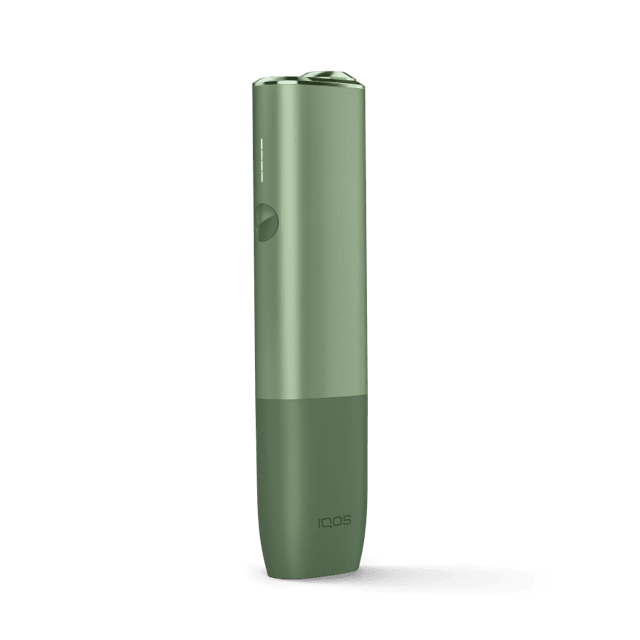 IQOS ILUMA ONE Kit Moss Green heated tobacco device, front view on white background