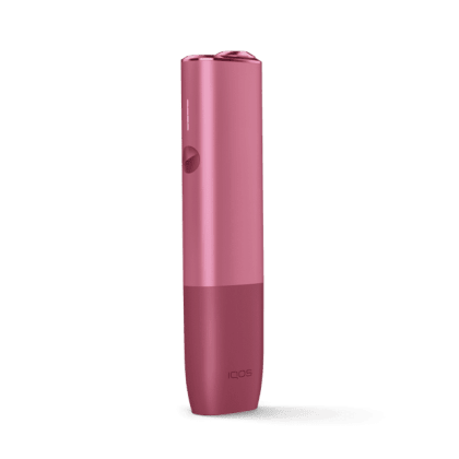 IQOS ILUMA ONE Kit Sunset Red heated tobacco device, front view on white background