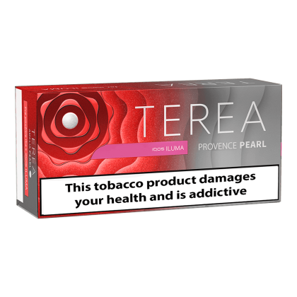 TEREA Provence Pearl pack — Full-bodied toasted tobacco with malty aroma and a capsule.