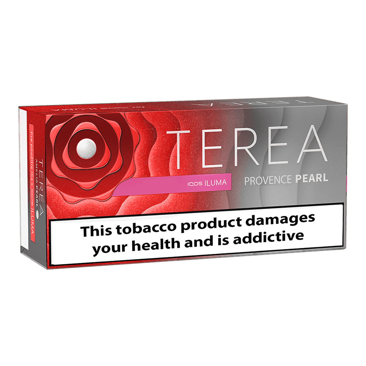 TEREA Provence Pearl pack — Full-bodied toasted tobacco with malty aroma and a capsule.