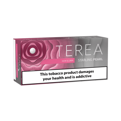 TEREA Starling Pearl pack — Tobacco with herbal tea notes and a capsule.
