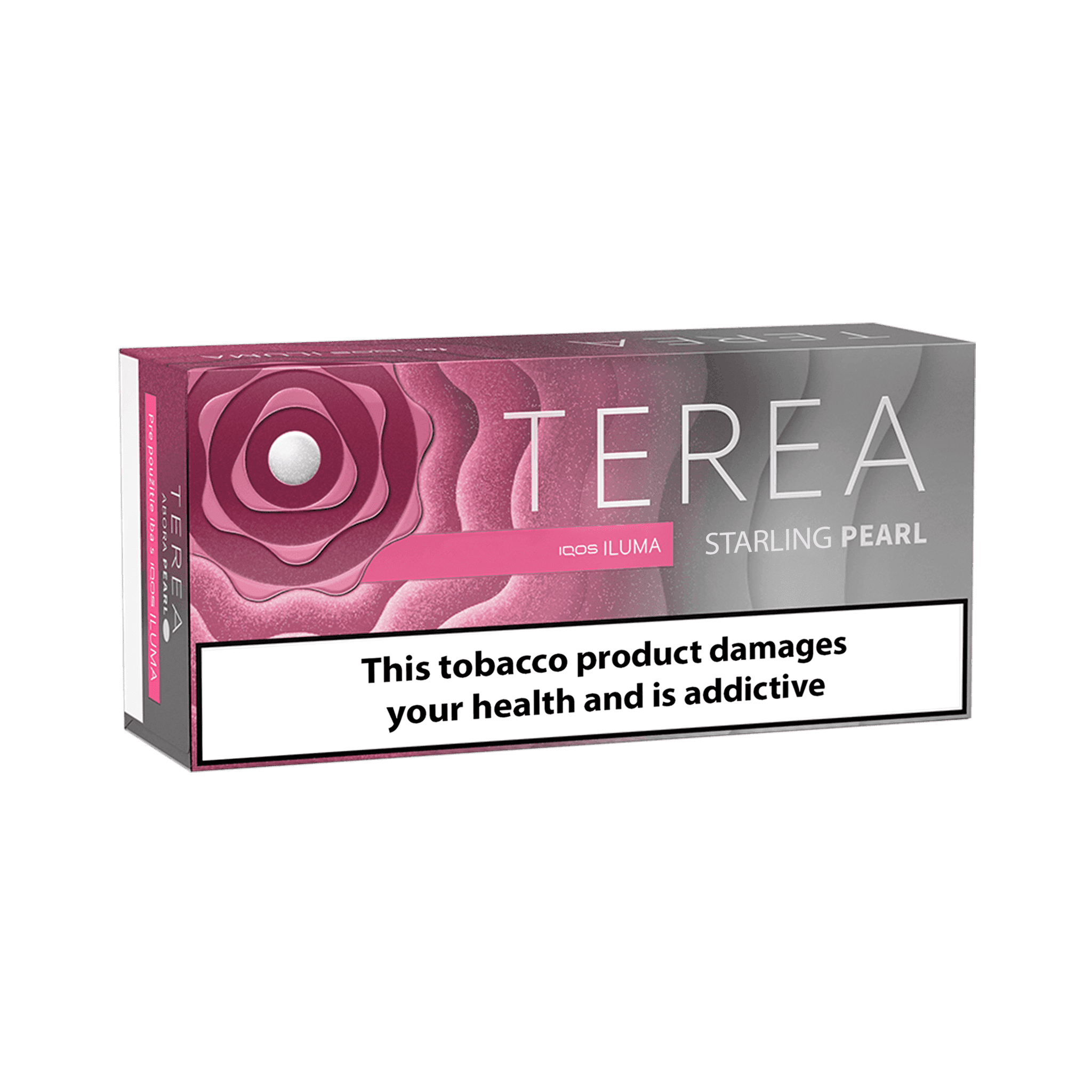 TEREA Starling Pearl pack — Tobacco with herbal tea notes and a capsule.