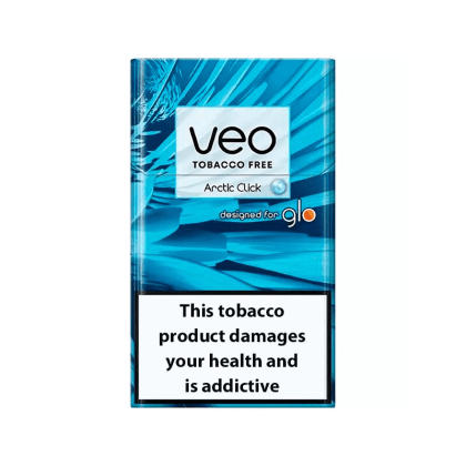 VEO Arctic Click pack of heated tobacco sticks on white background