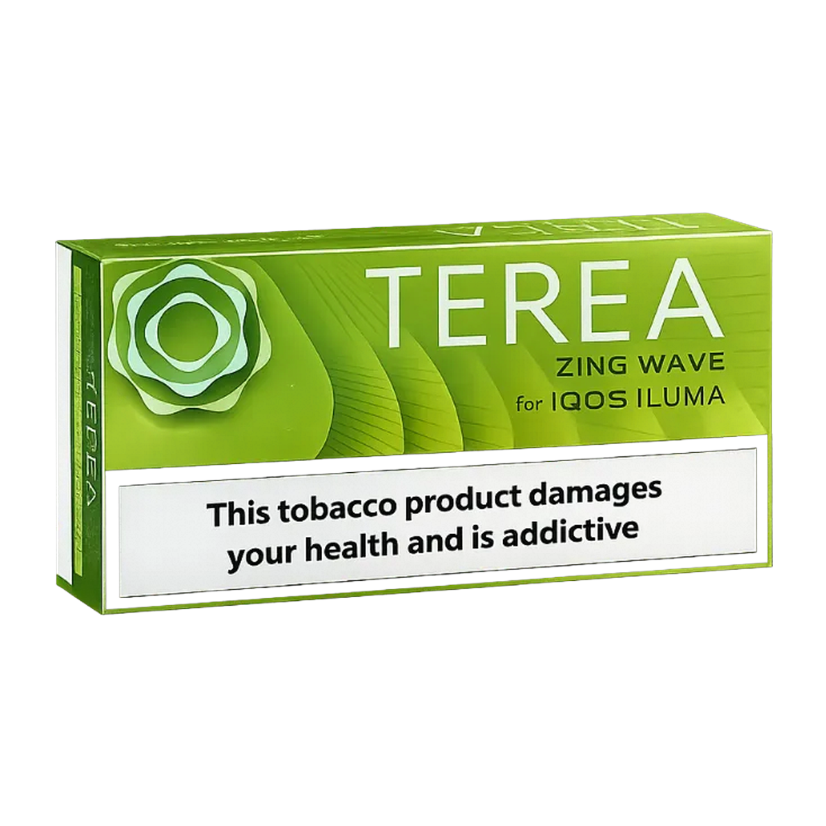 TEREA Zing Wave carton — 10 packs, 200 heated tobacco sticks for IQOS ILUMA